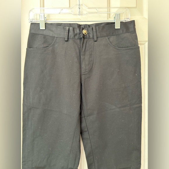 Lace-Up Leg Black Pants, Custom made by designer Kevin Howard, Size Small - Picture 3 of 9